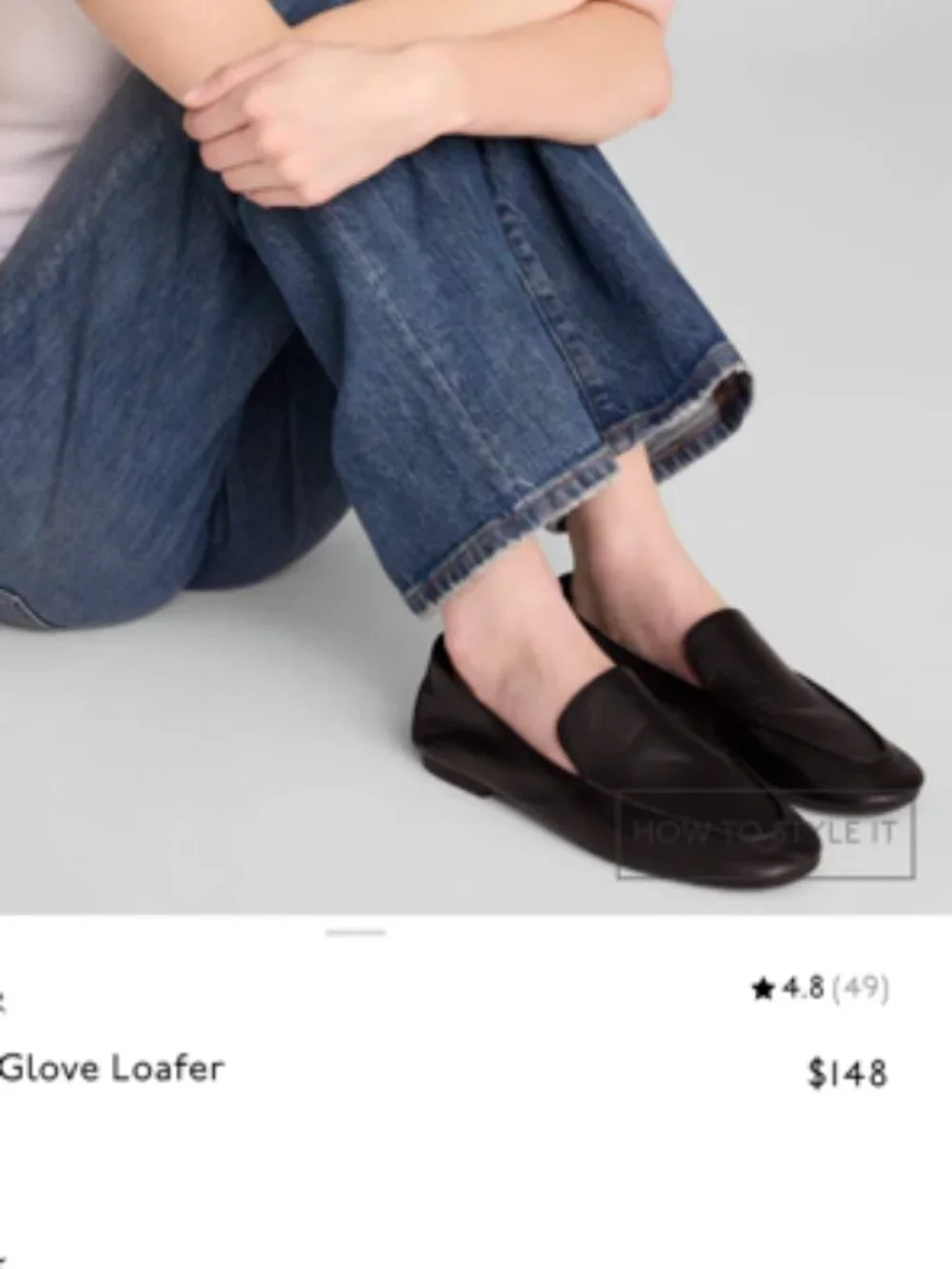 Madewell - The Dolli Glove Loafer - Black - Size 7